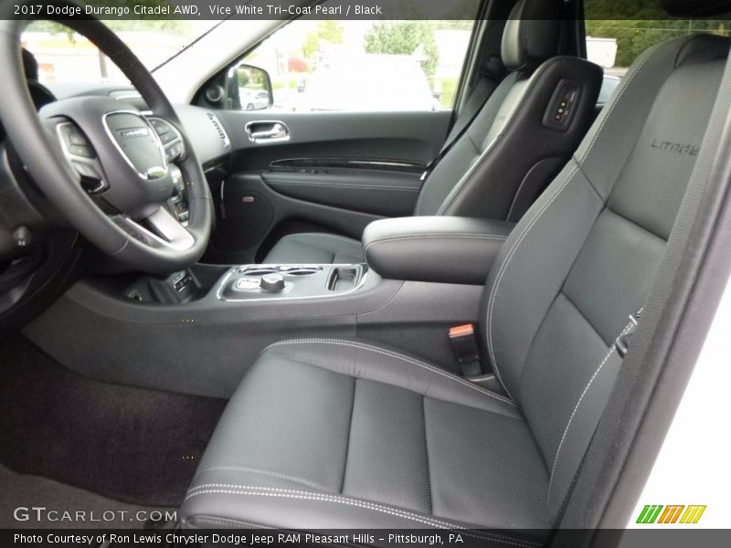 Front Seat of 2017 Durango Citadel AWD