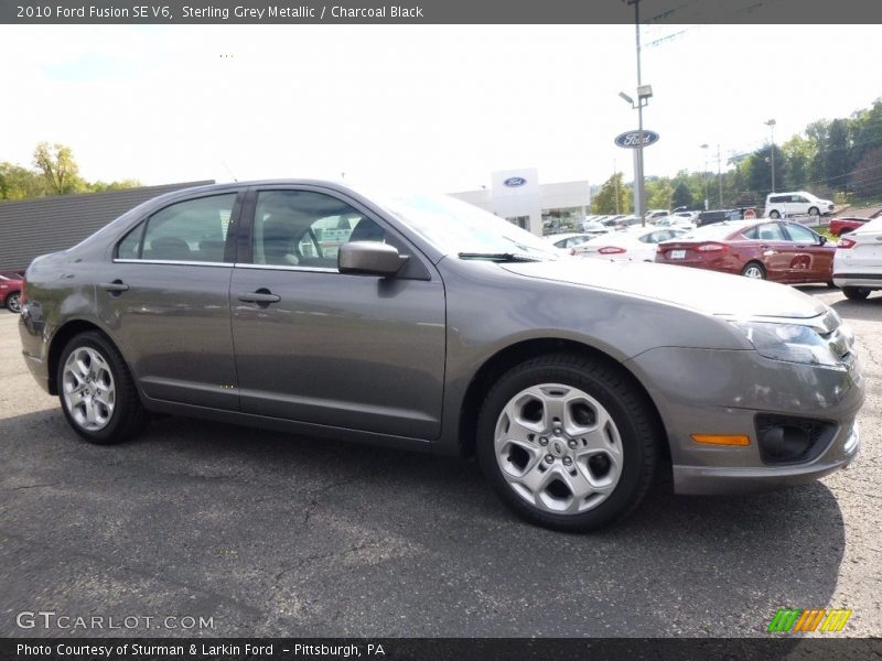 Sterling Grey Metallic / Charcoal Black 2010 Ford Fusion SE V6