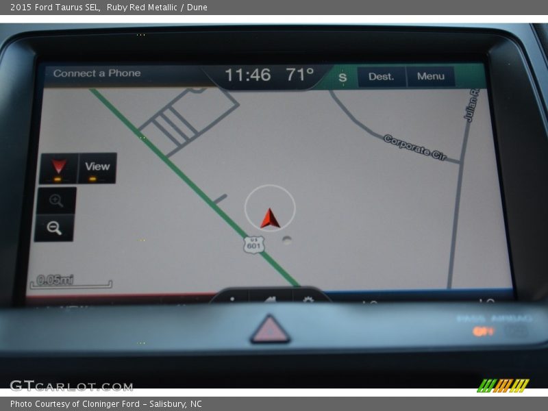 Ruby Red Metallic / Dune 2015 Ford Taurus SEL