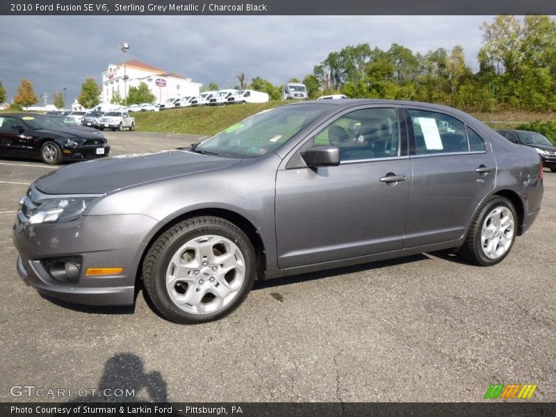 Sterling Grey Metallic / Charcoal Black 2010 Ford Fusion SE V6