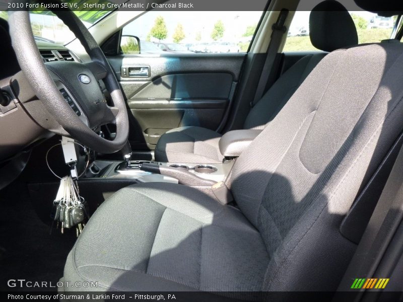 Sterling Grey Metallic / Charcoal Black 2010 Ford Fusion SE V6
