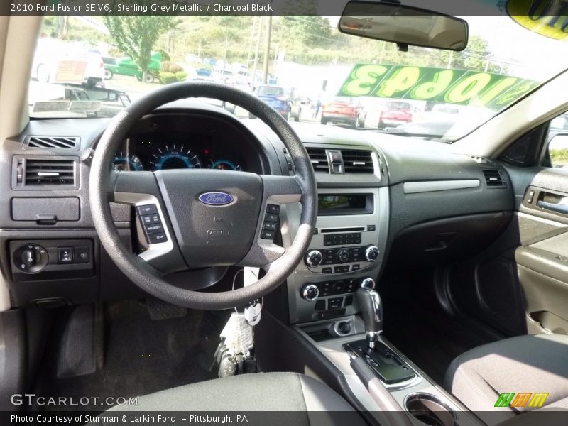 Sterling Grey Metallic / Charcoal Black 2010 Ford Fusion SE V6