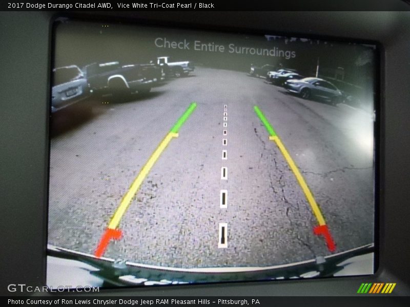 Vice White Tri-Coat Pearl / Black 2017 Dodge Durango Citadel AWD