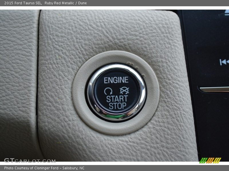 Ruby Red Metallic / Dune 2015 Ford Taurus SEL