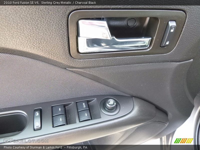 Sterling Grey Metallic / Charcoal Black 2010 Ford Fusion SE V6