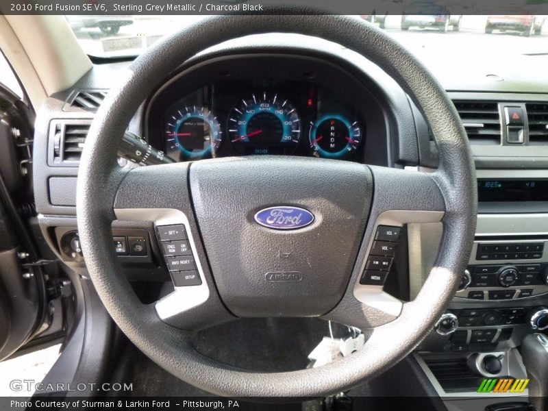 Sterling Grey Metallic / Charcoal Black 2010 Ford Fusion SE V6