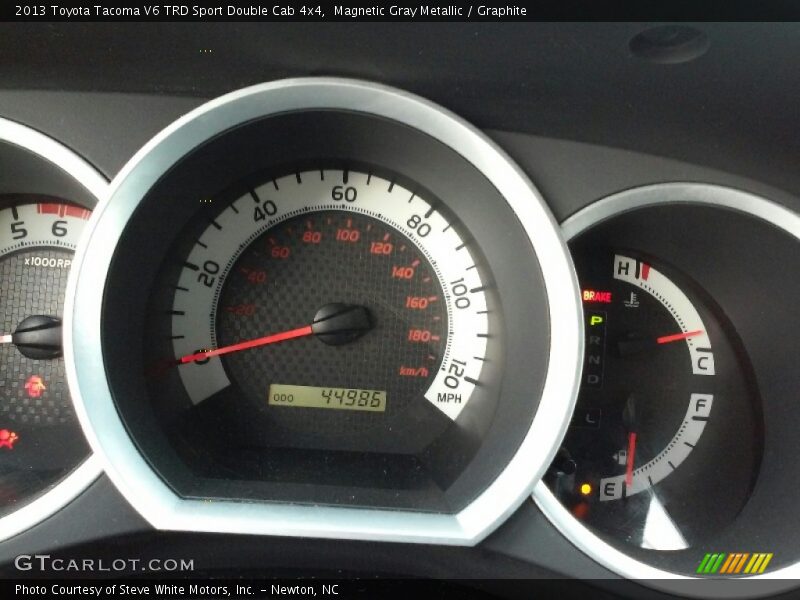 Magnetic Gray Metallic / Graphite 2013 Toyota Tacoma V6 TRD Sport Double Cab 4x4