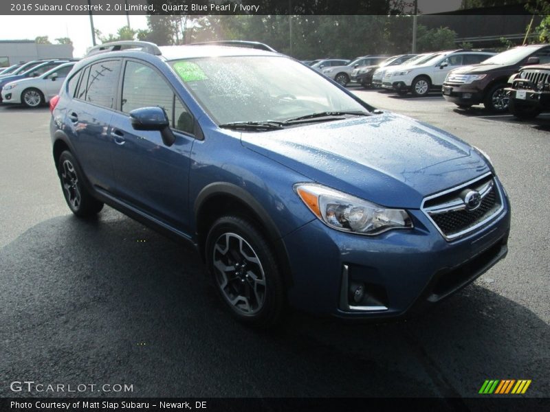 Quartz Blue Pearl / Ivory 2016 Subaru Crosstrek 2.0i Limited