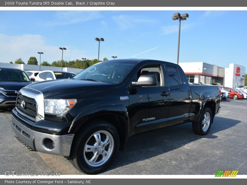Black / Graphite Gray 2009 Toyota Tundra SR5 Double Cab