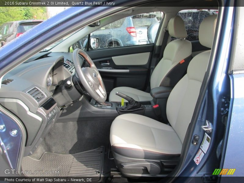 Quartz Blue Pearl / Ivory 2016 Subaru Crosstrek 2.0i Limited