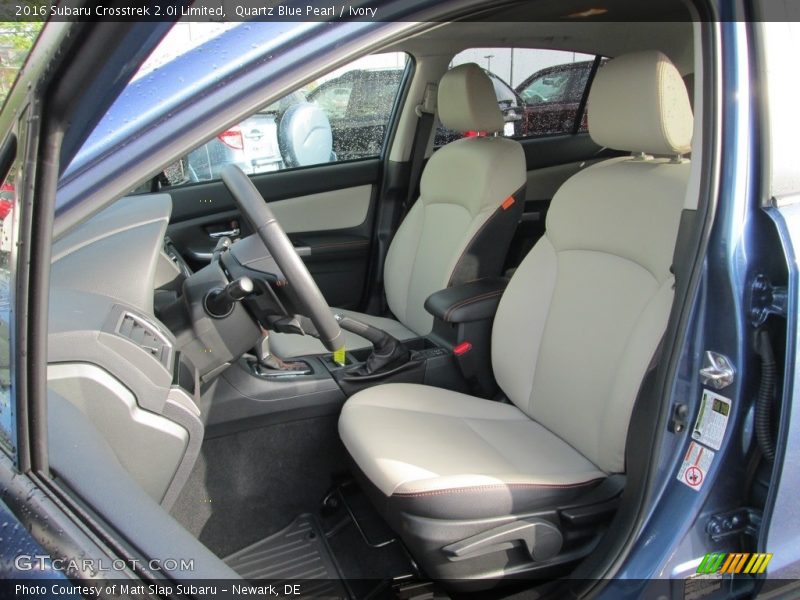 Quartz Blue Pearl / Ivory 2016 Subaru Crosstrek 2.0i Limited