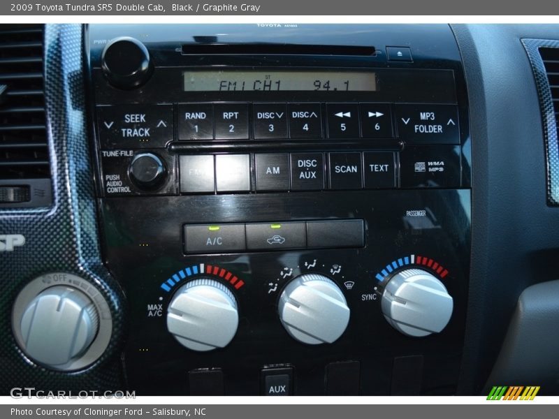 Black / Graphite Gray 2009 Toyota Tundra SR5 Double Cab