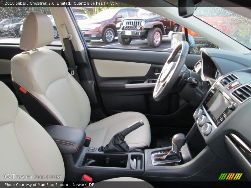Quartz Blue Pearl / Ivory 2016 Subaru Crosstrek 2.0i Limited