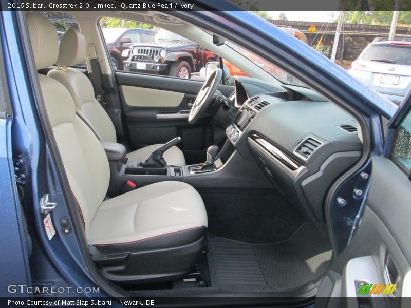 Quartz Blue Pearl / Ivory 2016 Subaru Crosstrek 2.0i Limited