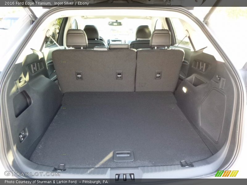 Ingot Silver / Ebony 2016 Ford Edge Titanium