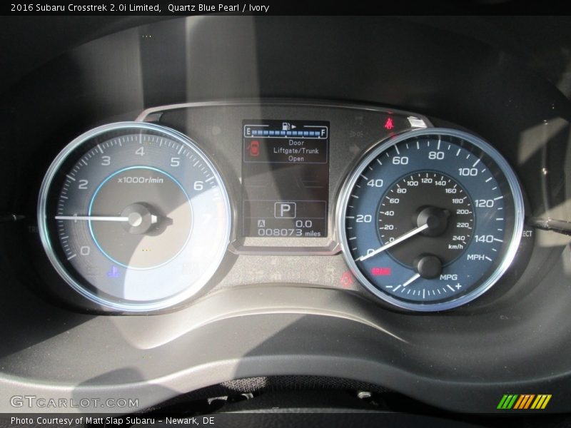 Quartz Blue Pearl / Ivory 2016 Subaru Crosstrek 2.0i Limited
