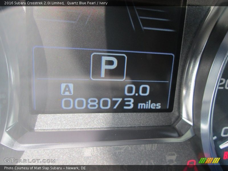 Quartz Blue Pearl / Ivory 2016 Subaru Crosstrek 2.0i Limited
