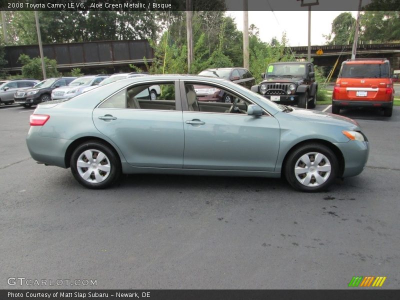 Aloe Green Metallic / Bisque 2008 Toyota Camry LE V6