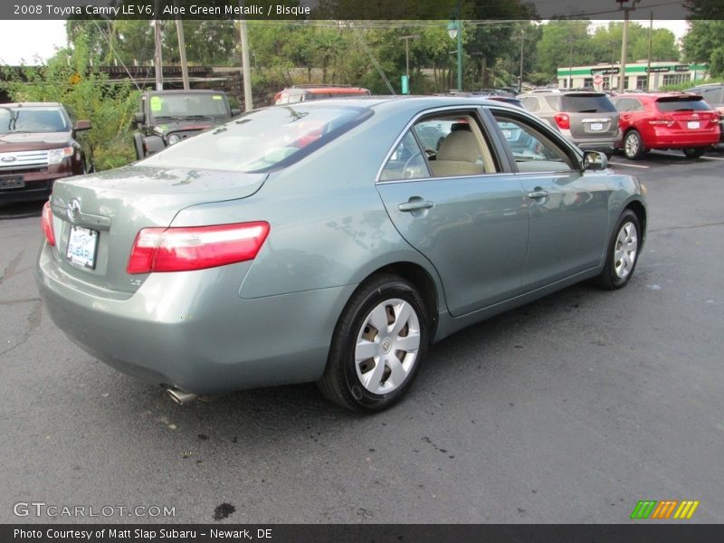 Aloe Green Metallic / Bisque 2008 Toyota Camry LE V6