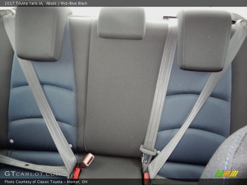 Rear Seat of 2017 Yaris iA 