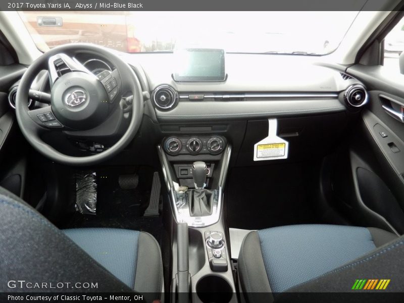 Dashboard of 2017 Yaris iA 