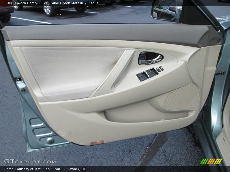 Aloe Green Metallic / Bisque 2008 Toyota Camry LE V6