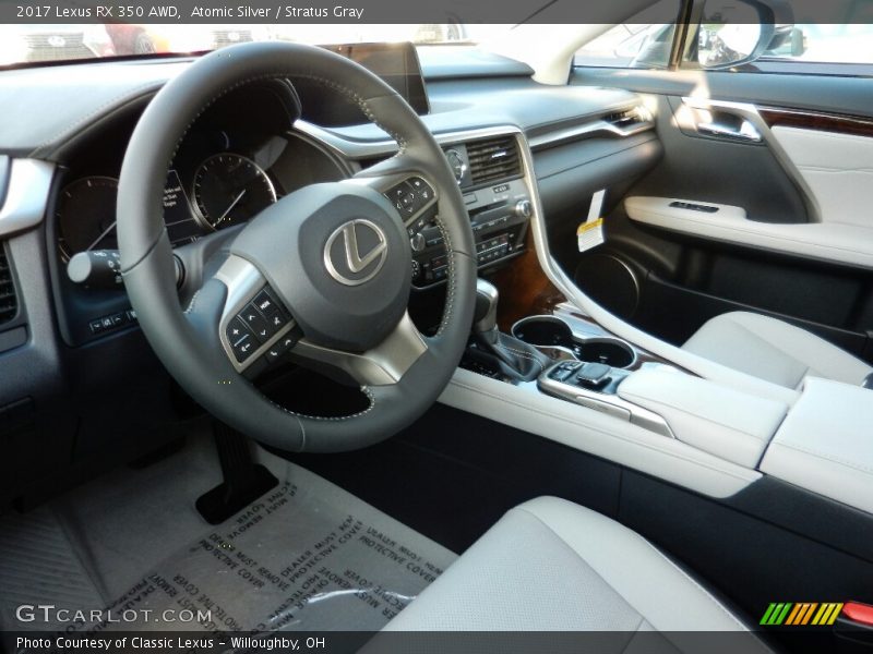 Atomic Silver / Stratus Gray 2017 Lexus RX 350 AWD