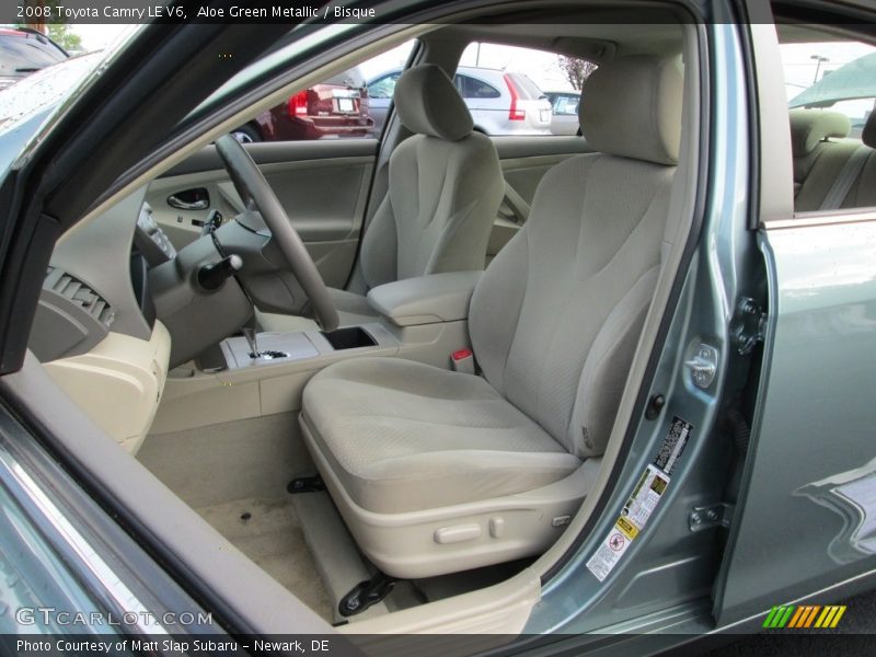 Aloe Green Metallic / Bisque 2008 Toyota Camry LE V6