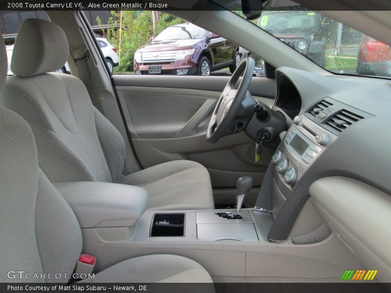 Aloe Green Metallic / Bisque 2008 Toyota Camry LE V6