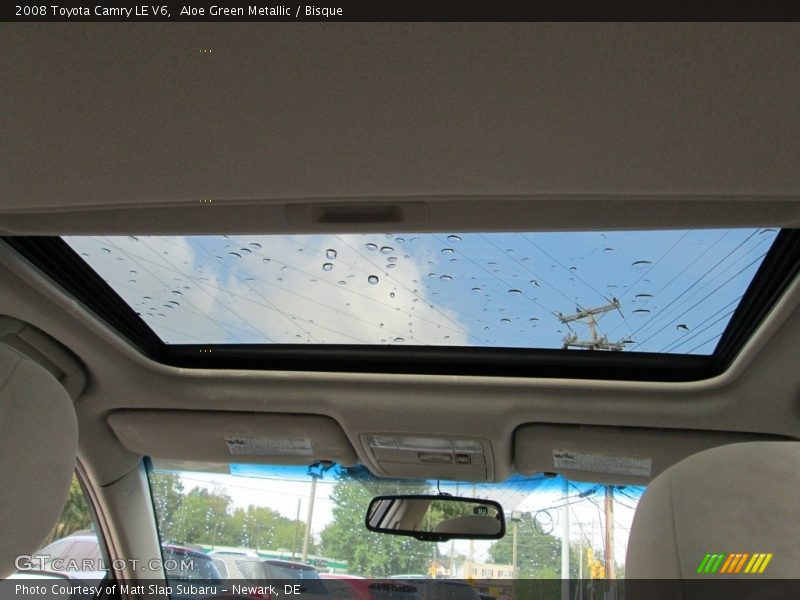 Aloe Green Metallic / Bisque 2008 Toyota Camry LE V6