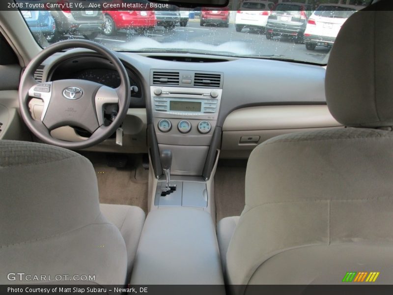 Aloe Green Metallic / Bisque 2008 Toyota Camry LE V6