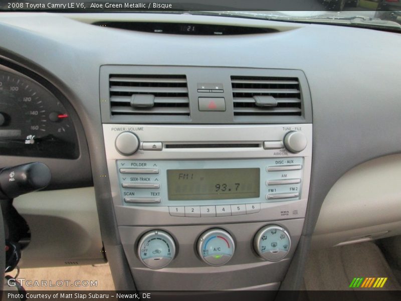 Aloe Green Metallic / Bisque 2008 Toyota Camry LE V6