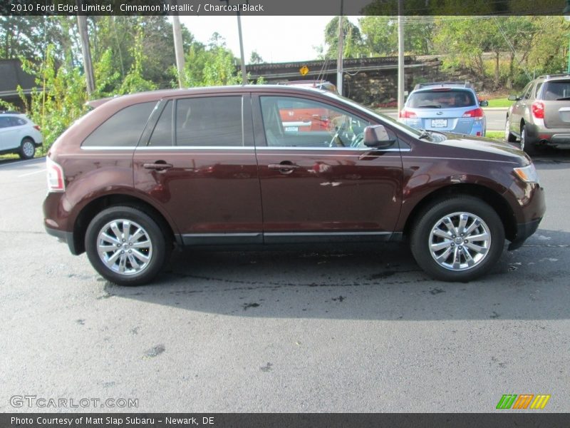 Cinnamon Metallic / Charcoal Black 2010 Ford Edge Limited