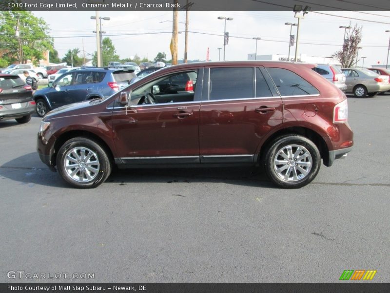 Cinnamon Metallic / Charcoal Black 2010 Ford Edge Limited