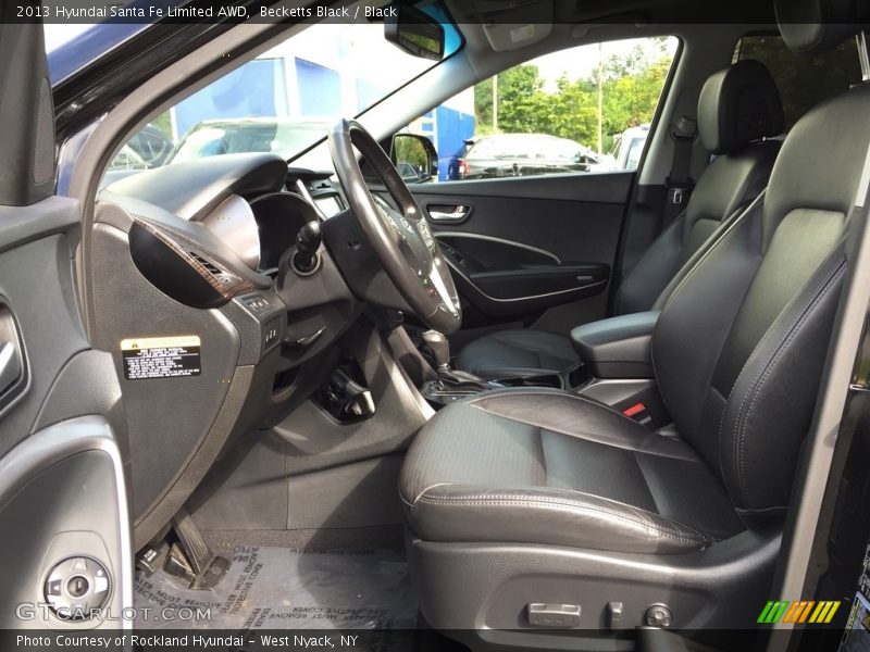 Becketts Black / Black 2013 Hyundai Santa Fe Limited AWD