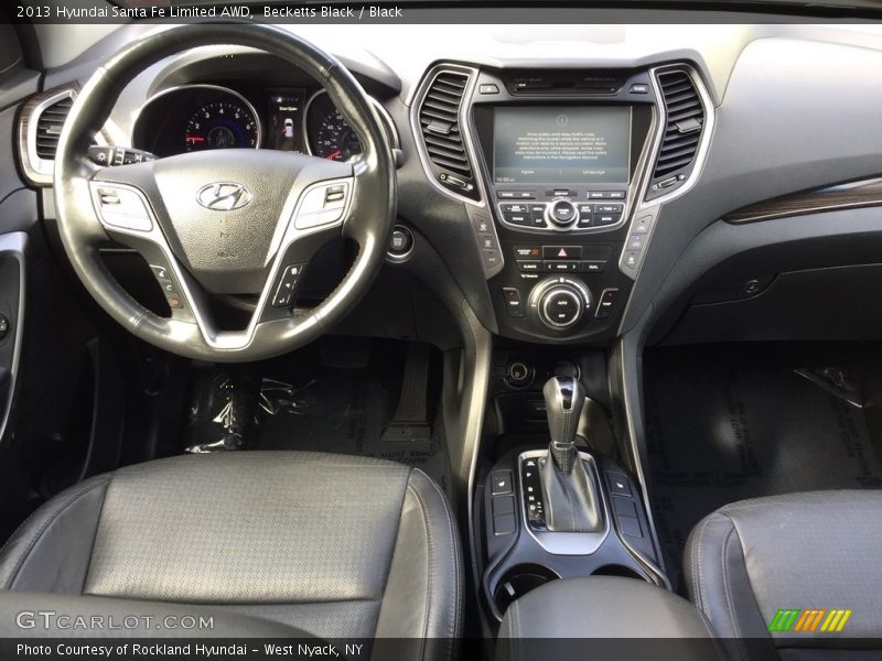 Becketts Black / Black 2013 Hyundai Santa Fe Limited AWD