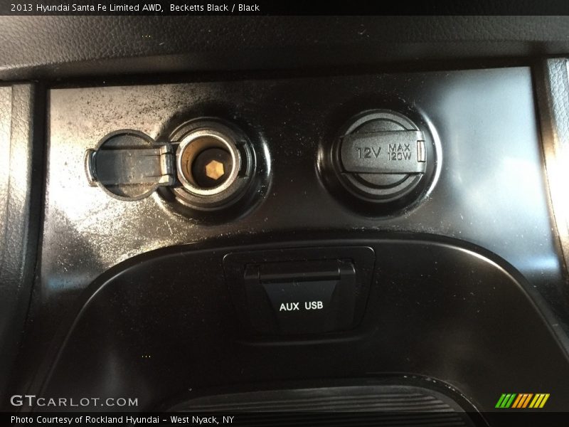 Becketts Black / Black 2013 Hyundai Santa Fe Limited AWD