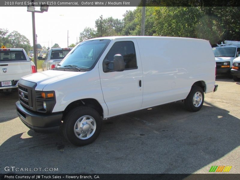 Oxford White / Medium Flint 2010 Ford E Series Van E150 Commercial