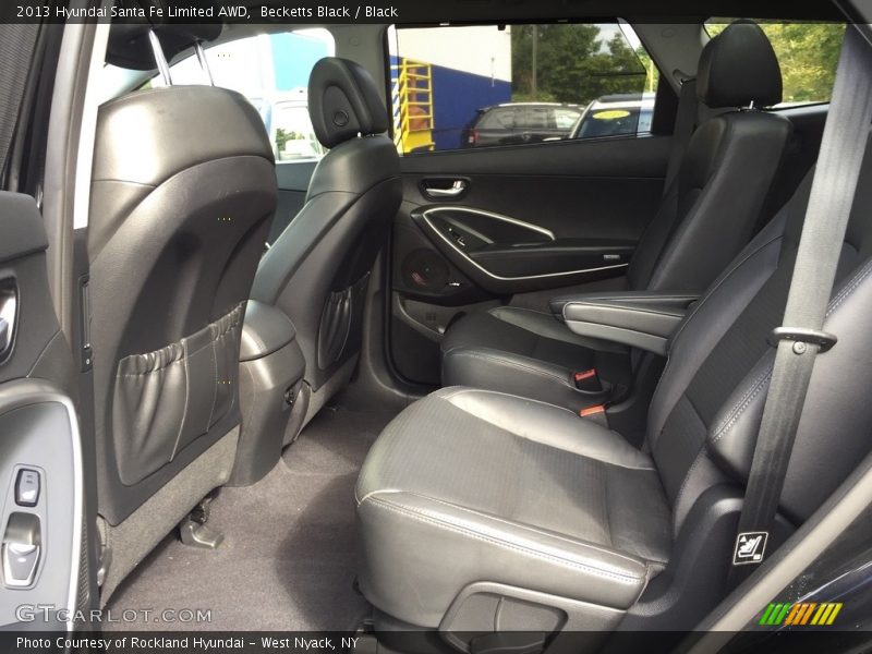 Becketts Black / Black 2013 Hyundai Santa Fe Limited AWD