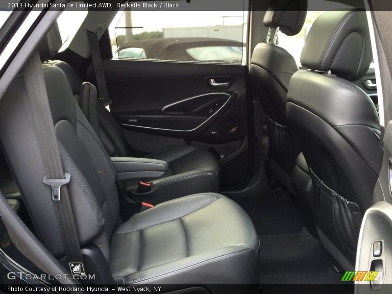 Becketts Black / Black 2013 Hyundai Santa Fe Limited AWD