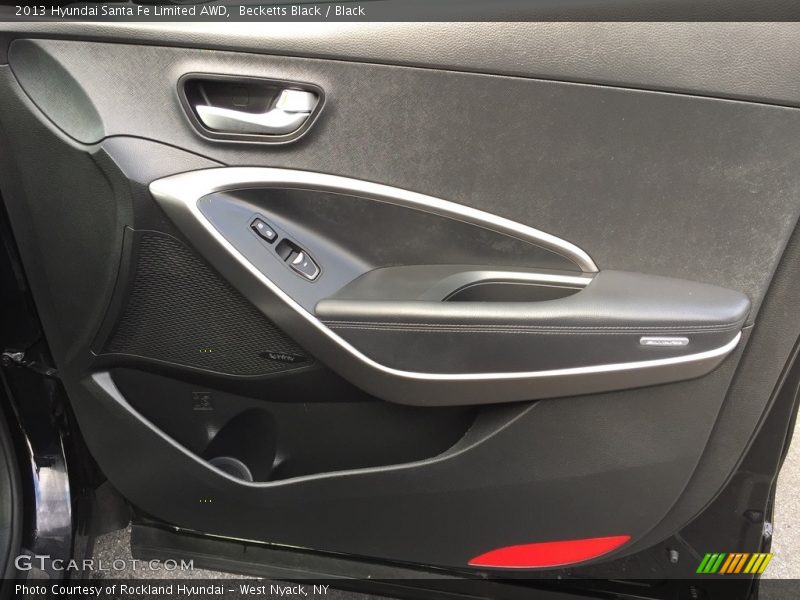 Becketts Black / Black 2013 Hyundai Santa Fe Limited AWD