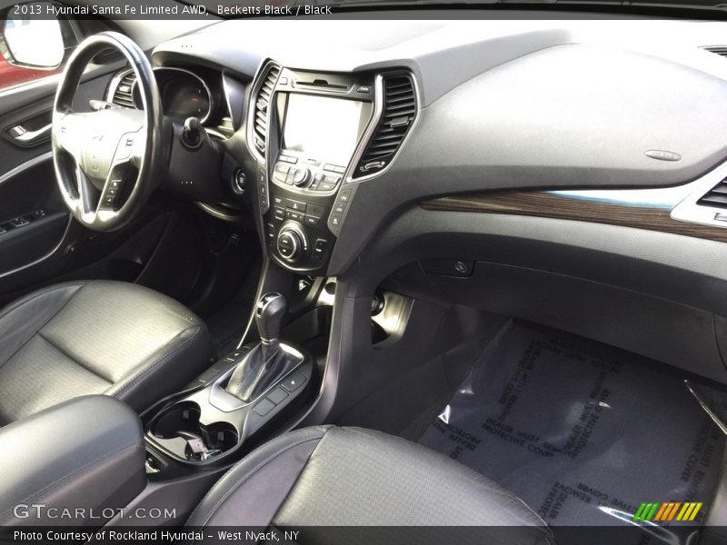 Becketts Black / Black 2013 Hyundai Santa Fe Limited AWD