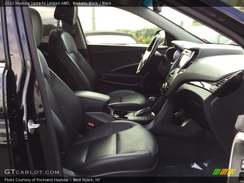 Becketts Black / Black 2013 Hyundai Santa Fe Limited AWD