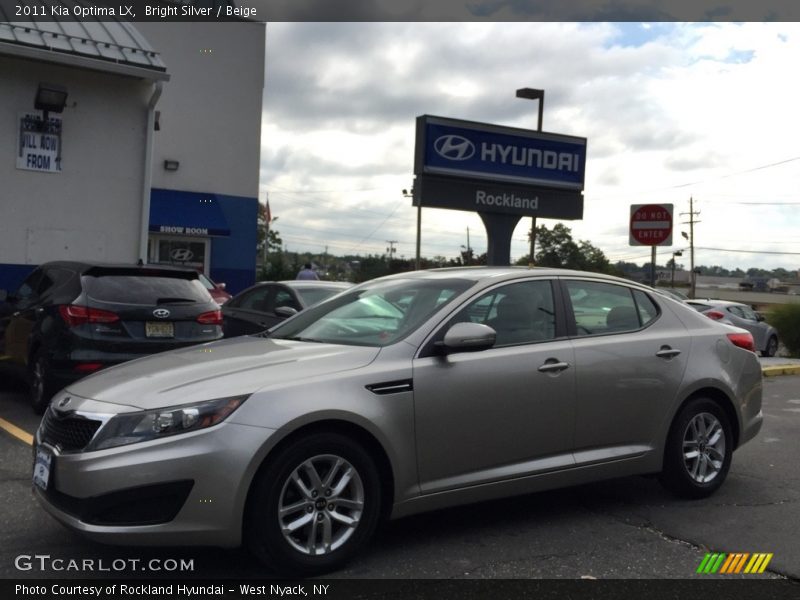 Bright Silver / Beige 2011 Kia Optima LX
