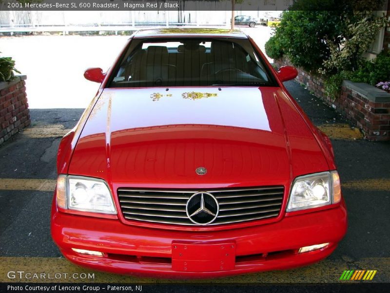 Magma Red / Black 2001 Mercedes-Benz SL 600 Roadster