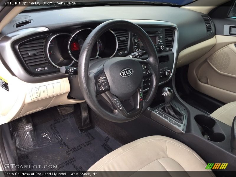 Bright Silver / Beige 2011 Kia Optima LX