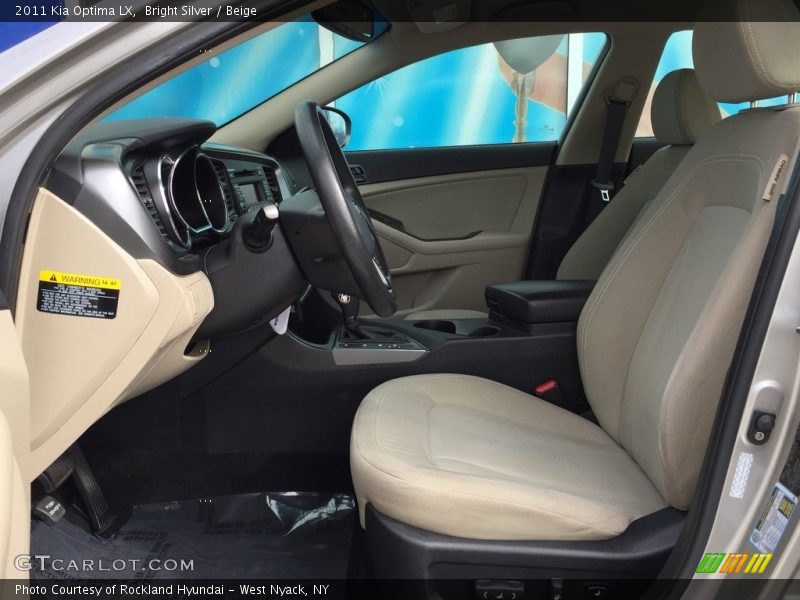 Bright Silver / Beige 2011 Kia Optima LX