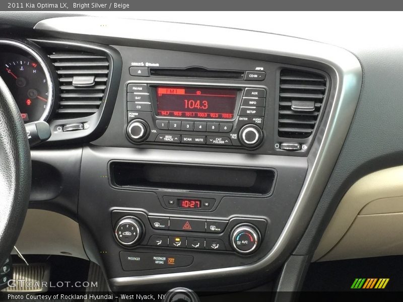 Bright Silver / Beige 2011 Kia Optima LX