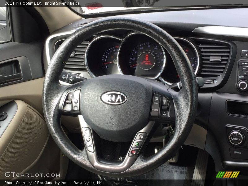 Bright Silver / Beige 2011 Kia Optima LX