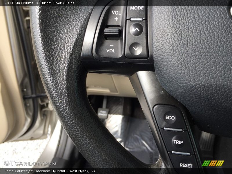 Bright Silver / Beige 2011 Kia Optima LX